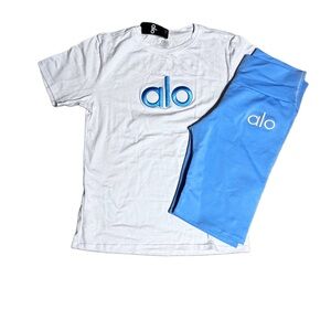 & Other Stories Blue Athletic Shorts